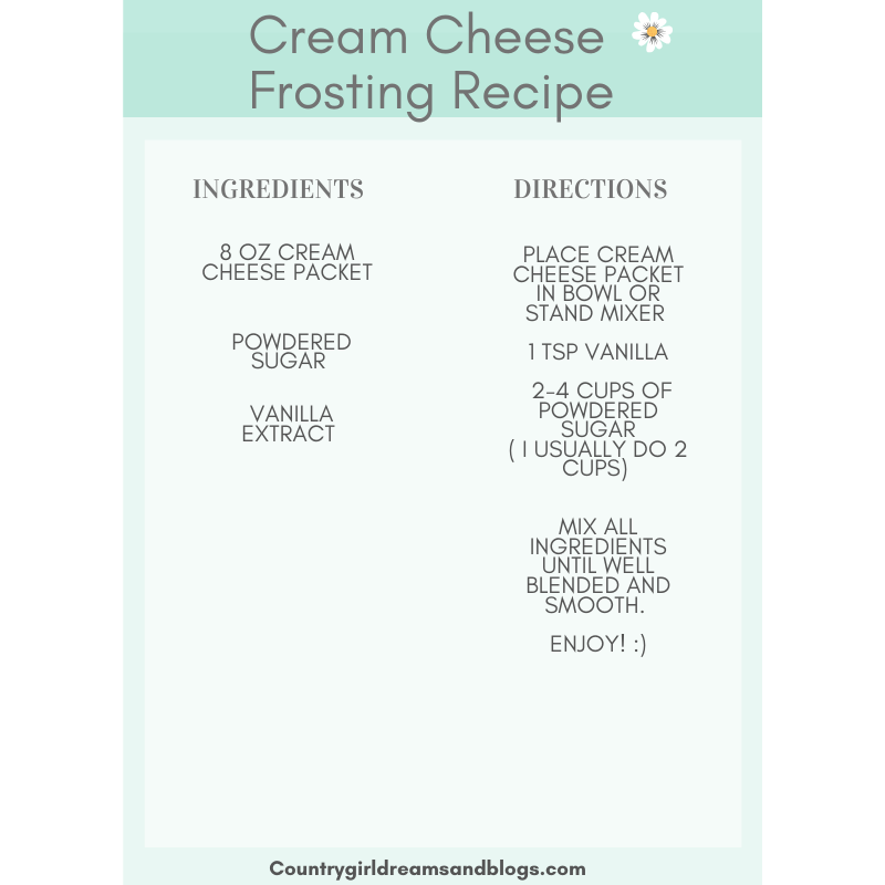 Cream cheese frosting step-by-step recipe