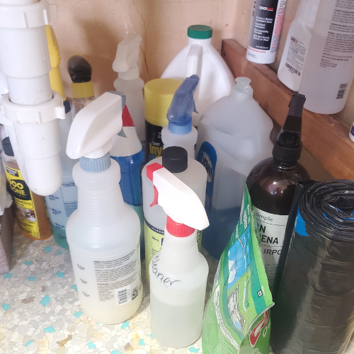 How to Organize under Kitchen Sink